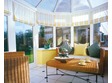 Internal view of a white victorian conservatory